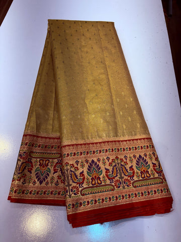 444 tissue saree