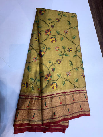 444 tissue saree